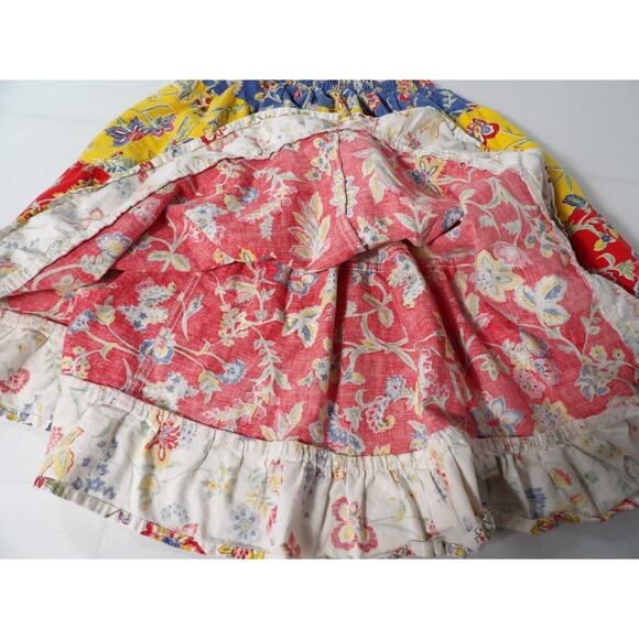 Saddle Ridge Vintage Collection Skirt Sz Small Floral Cottage Core Boho Elastic - Picture 9 of 12